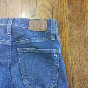 Madewell Size 26 10” High Rise Skinny Jeans In Hayes Wash Style #F4684